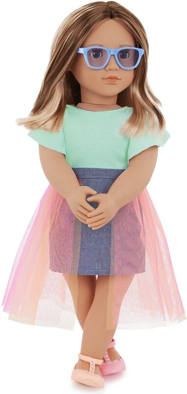 Our Generation Κούκλα Lisa With Denim & Tulle Skirt Outfit (BD31491Z)