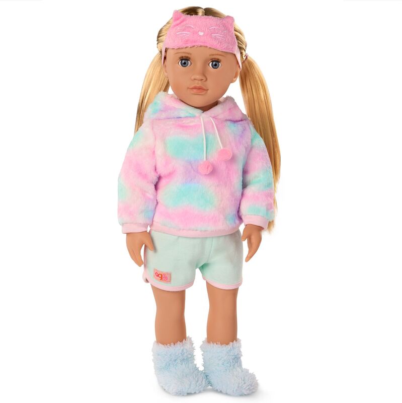 Our Generation Κούκλα Mandy With Cat Pijama (BD31592Z)