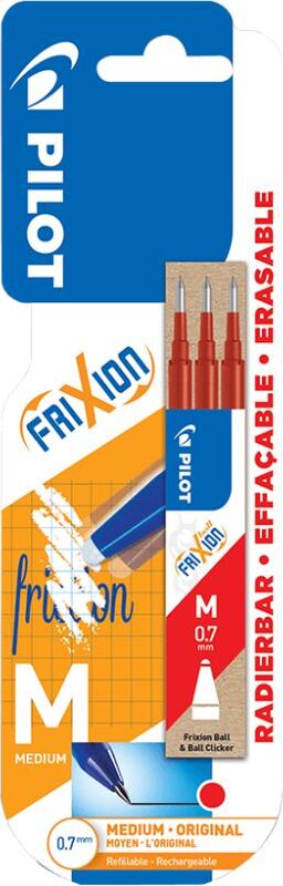 Pilot Ανταλλακτικό Frixion Ball 0.7 Κόκκινο 3Τμχ (230.637769)