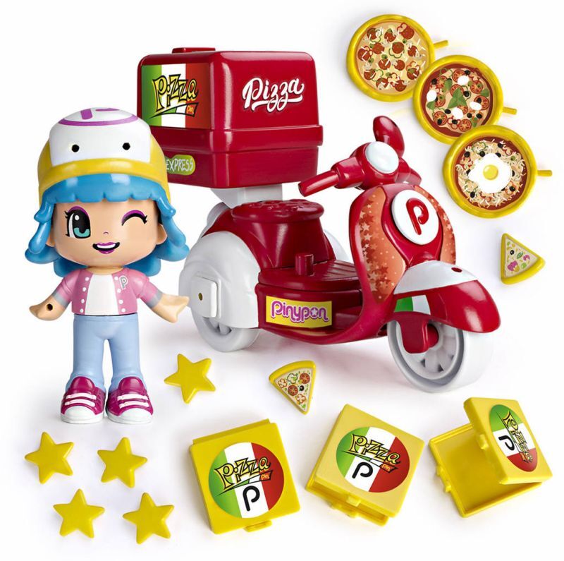 Pinypon Όχημα Με Φιγούρα Πίτσα Delivery (700014911)