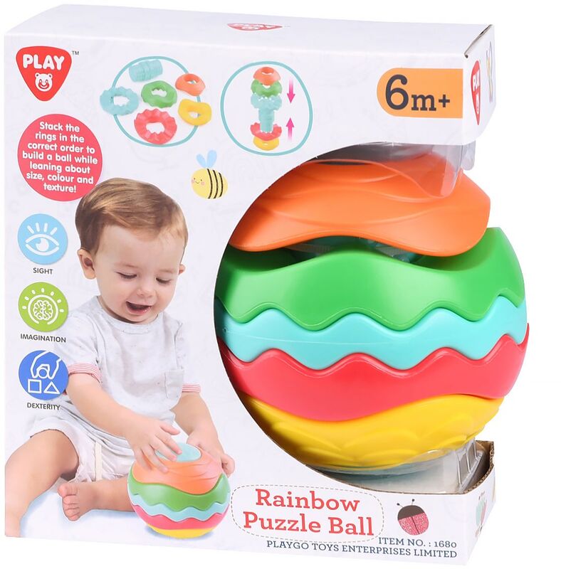 Playgo Rainbow Puzzle Ball (1680)