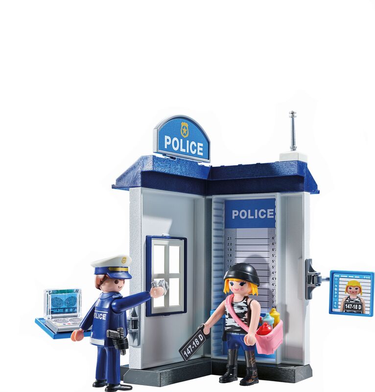 Playmobil Starter Pack Δωμάτιο Εξακρίβωσης Στοιχείων Συλληφθέντων (71733)