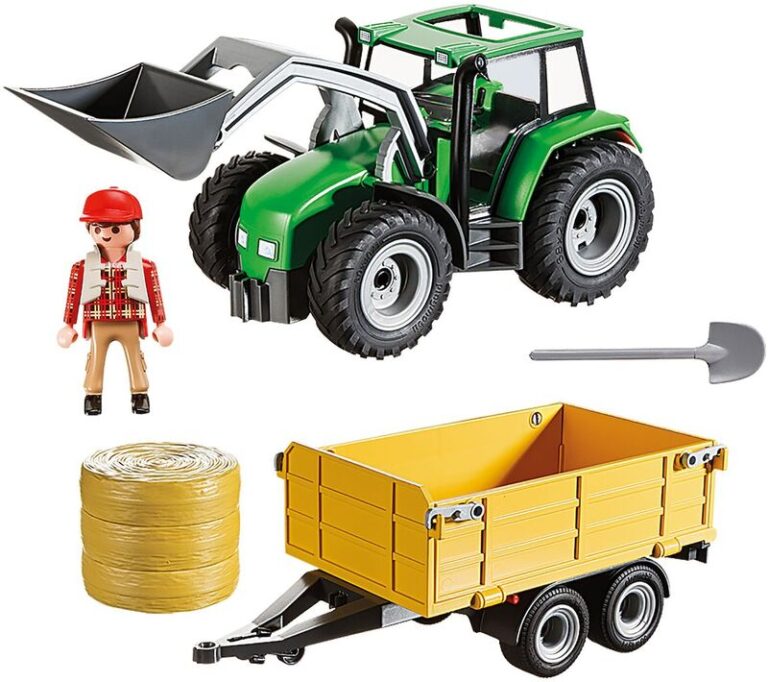 Playmobil Τρακτέρ Με Ρυμουλκόμενη Καρότσα (9317)