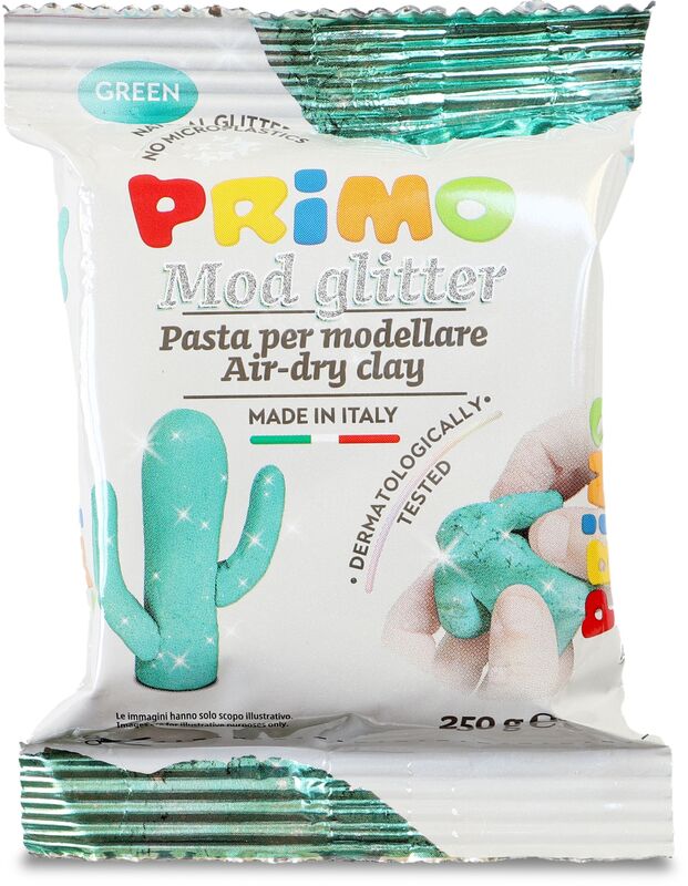 Primo Πηλός Glitter Green 250gr (28510MOD2508)
