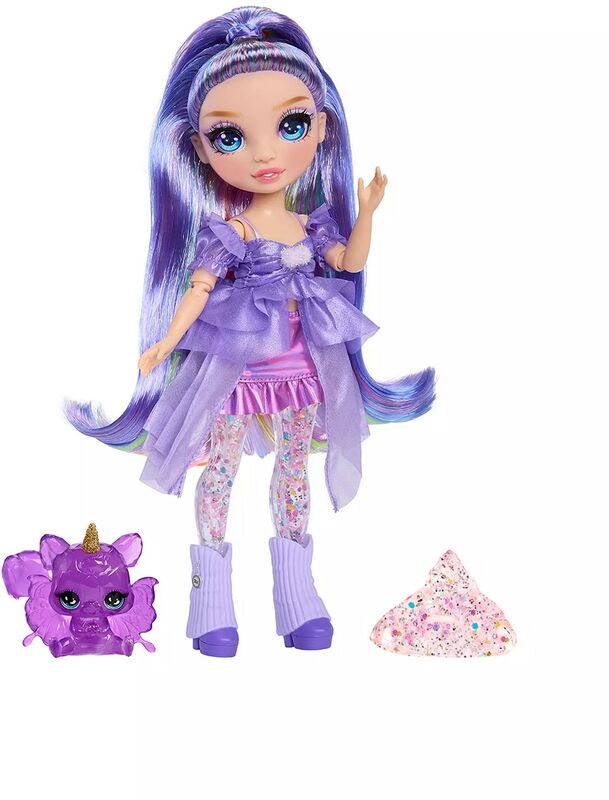 Rainbow High Shimmers Κούκλα & Slime-Violet (122425EU)