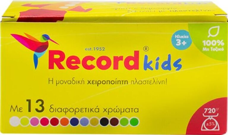 Record Πλαστελίνη 13 Χρώματα (REC-00)