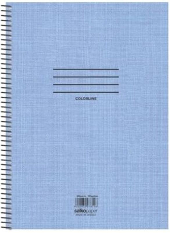 Salko Τετράδιο Colorline Σπιράλ 17x25 2 Θέματα 120 Σελίδες-4 Σχέδια-1 Τμχ (7852)