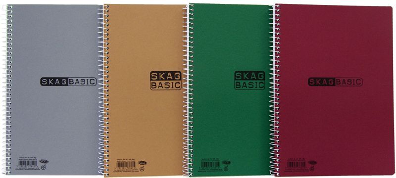 Skag Τετράδιο Basic Σπιράλ A4 2 Θεμάτων 80gr. - 1Τμχ (276108)