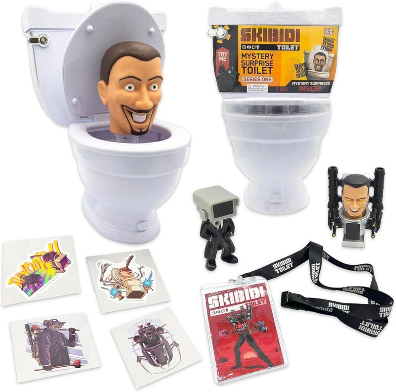 Skibidi Toilet Τουαλέτα Με Αξεσουάρ (1013-13300)