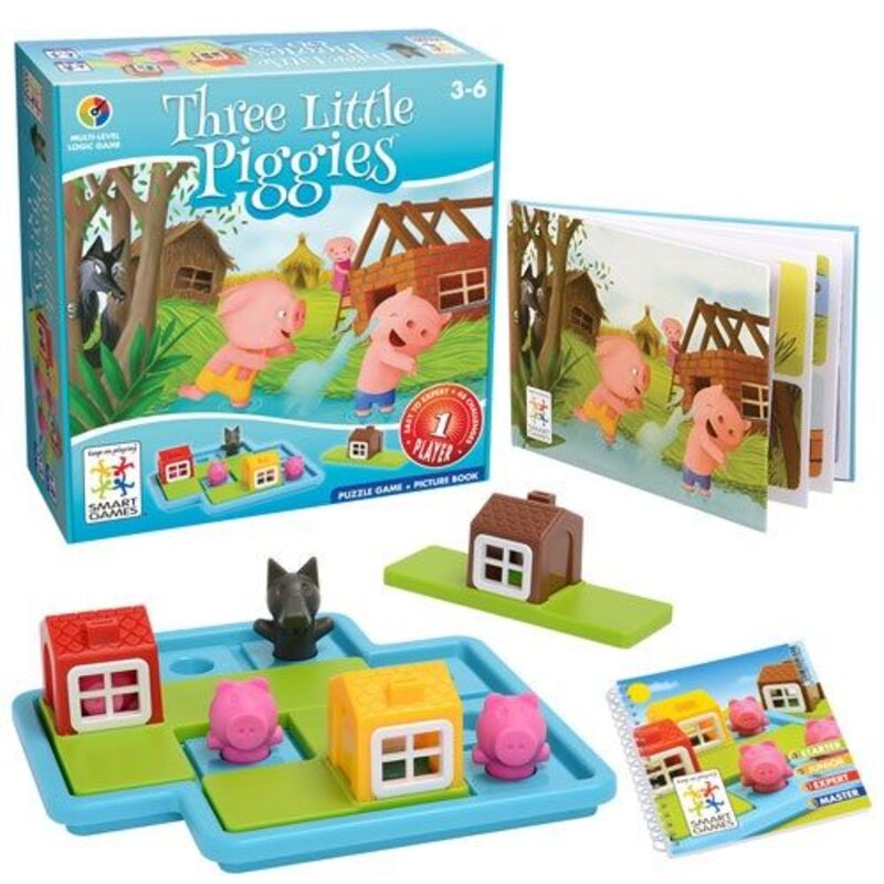 Smart Games Επιτραπέζιο Τα Τρία Γουρουνάκια (285-SG023-151875)