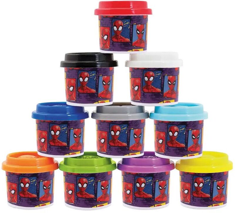 Spiderman 10 Βαζάκια Πλαστελίνης Σε Σακουλάκι (1045-03599)