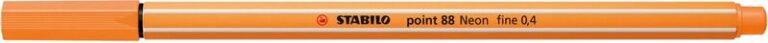 Stabilo Μαρκαδόρος Point 88/054 Neon Orange (01880054)