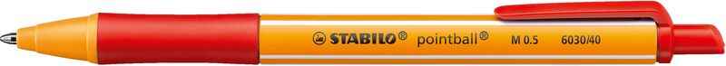 Stabilo Στυλό Pointball 6030/40 Red (01603040)