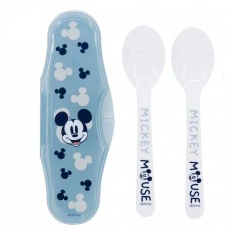 Stor Κουταλάκια Φαγητού Με Θήκη Mickey Mouse 2Τμχ (105590)