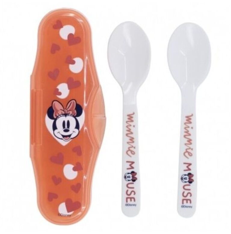 Stor Κουταλάκια Φαγητού Με Θήκη Minnie Mouse 2Τμχ (105591)