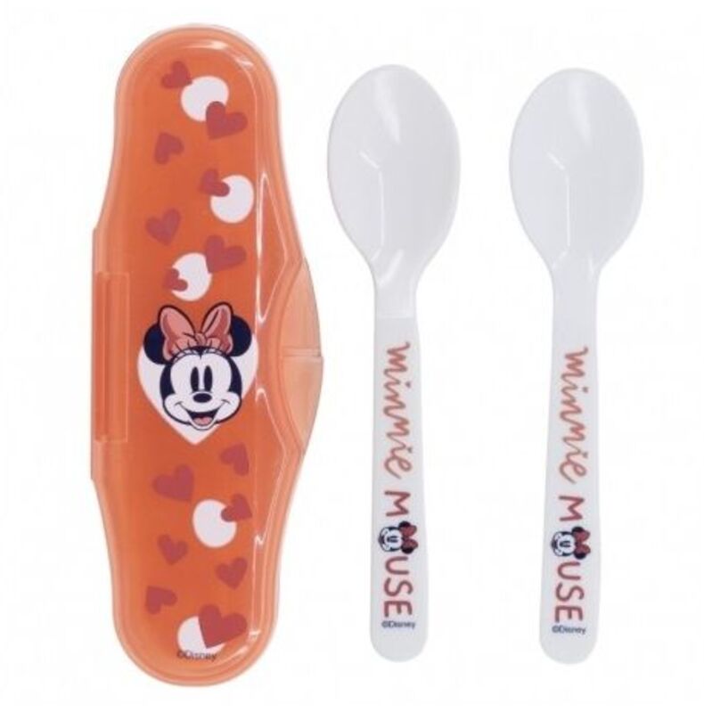 Stor Κουταλάκια Φαγητού Με Θήκη Minnie Mouse 2Τμχ (105591)