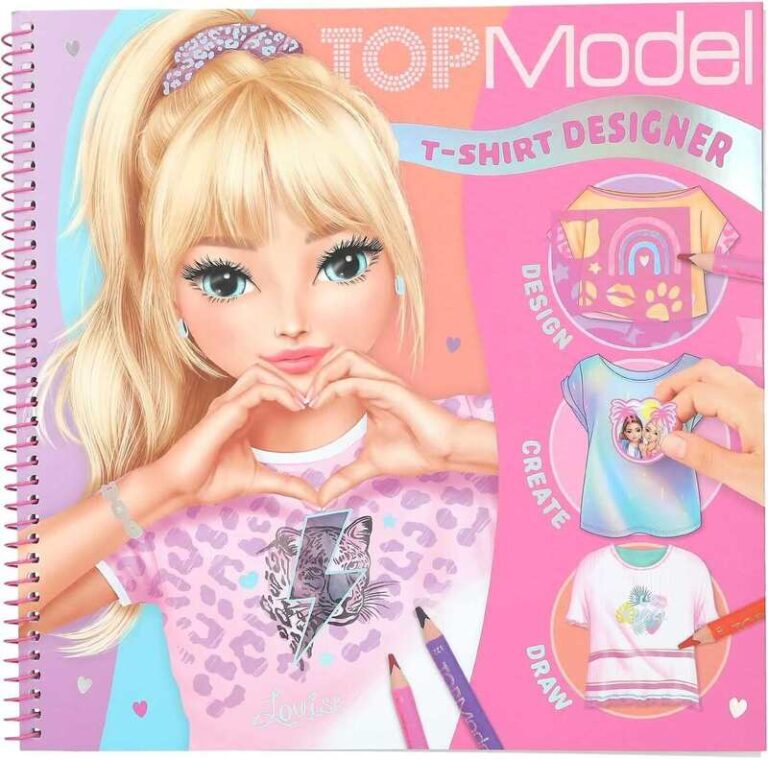 Top Model Μπλοκ Ζωγραφικής T-Shirt Designer (D13585)