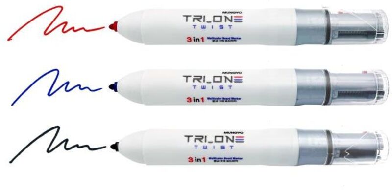 Trio Μαρκαδόρος Ασπροπίνακα 3 Σε 1 (MTRBM-3A637)