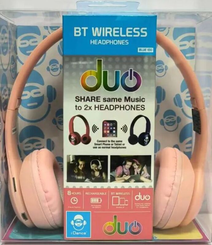 iDance Ακουστικά Bluetooth Pink (BLUE-100(PK)