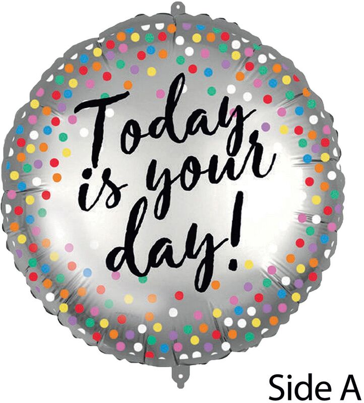 Μπαλόνι Foil Happy Birthday Dual Faced 46cm (92437)