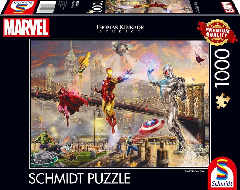 Παζλ Kinkade Marvel 1000-Iron Man (59960)