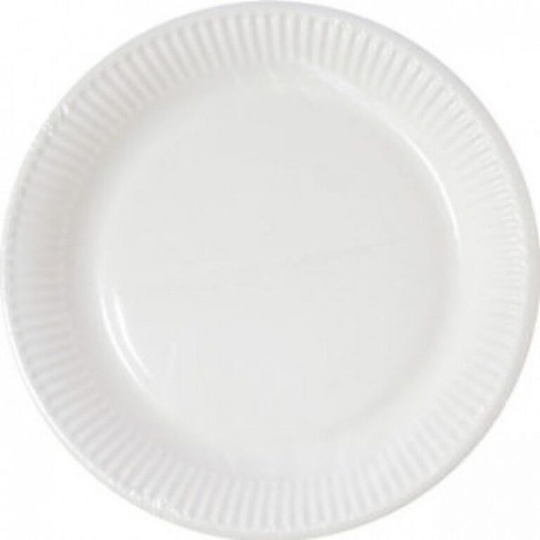 Πιάτα Eco Λευκά Compostable 23εκ - 10Τμχ (90640)