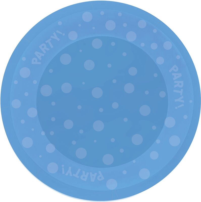 Πιάτο Πολλαπλών Χρήσεων Party-Μπλε 21cm (95928)