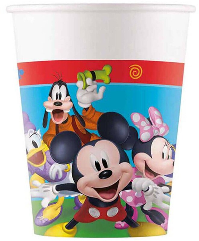 Ποτήρια Χάρτινα Mickey Rock The House 200ml 8Τμχ (93823)