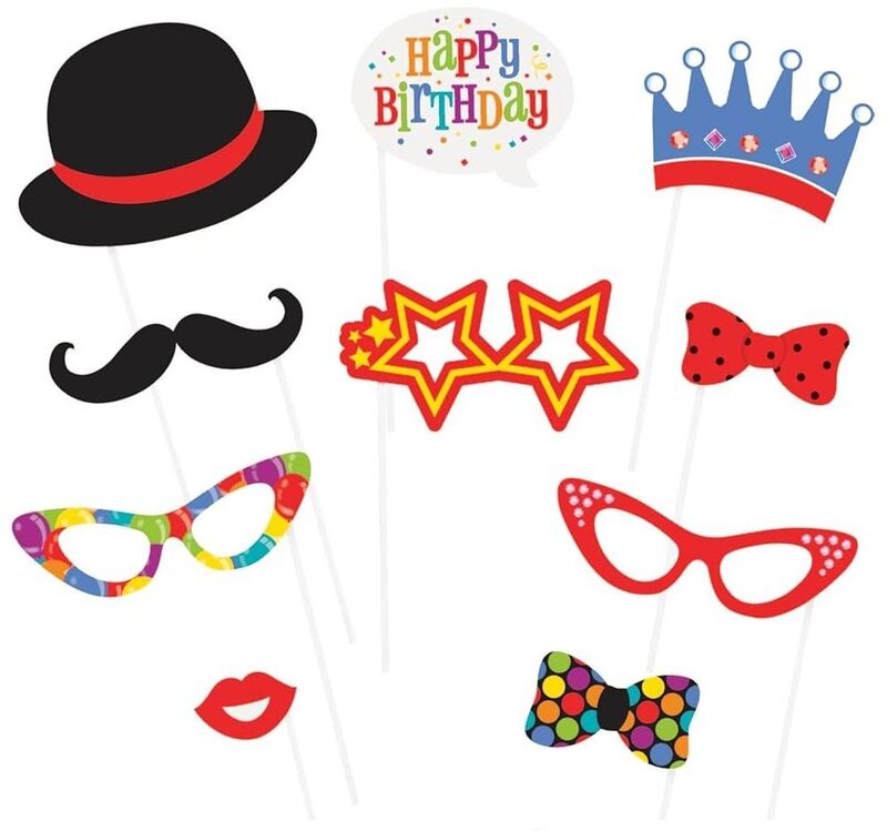 Σετ Φωτογραφικού Θαλάμου Birthday 10Τμχ (U61935)