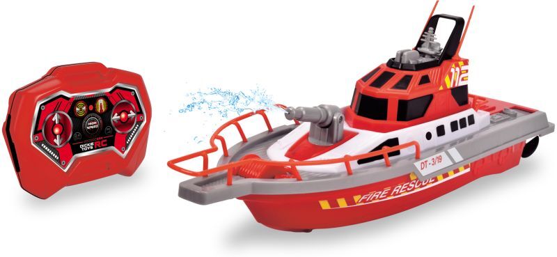 Dickie Τηλεκατευθυνόμενο Σκάφος Fire Boat 38cm RTR (201107000)