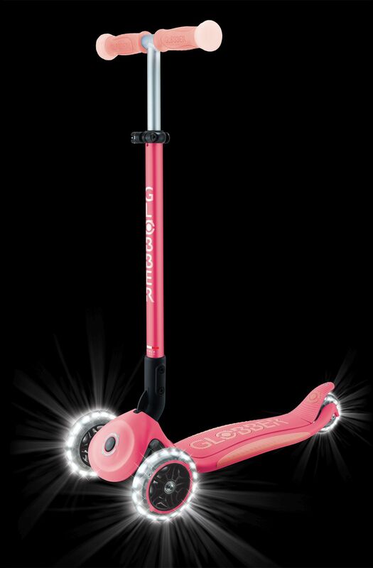 Globber Scooter Elite Glow Lights Coral Pink (839-110)