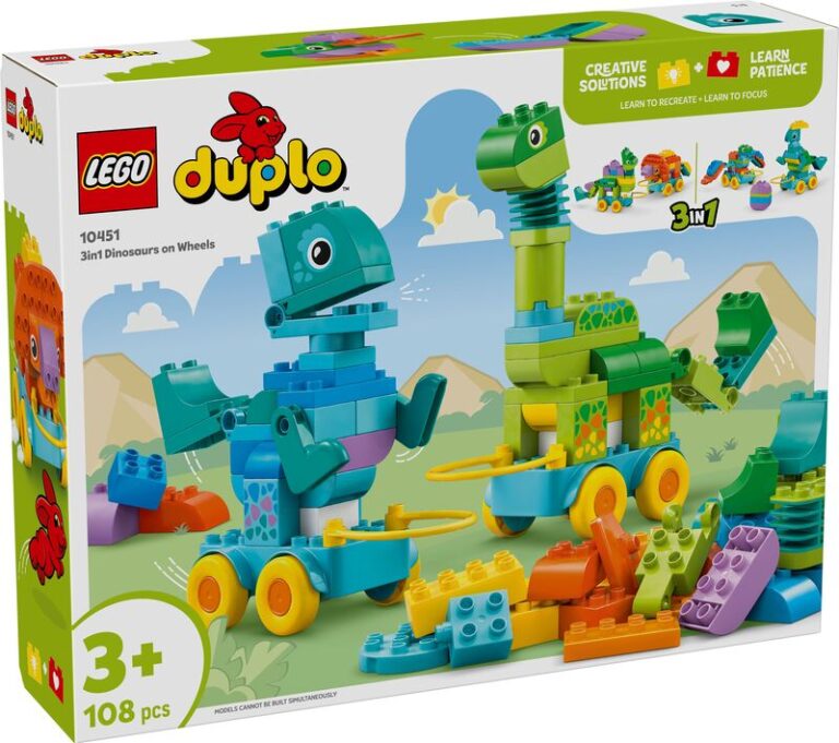 LEGO Duplo 3in1 Dinosaurs On Wheels (10451)