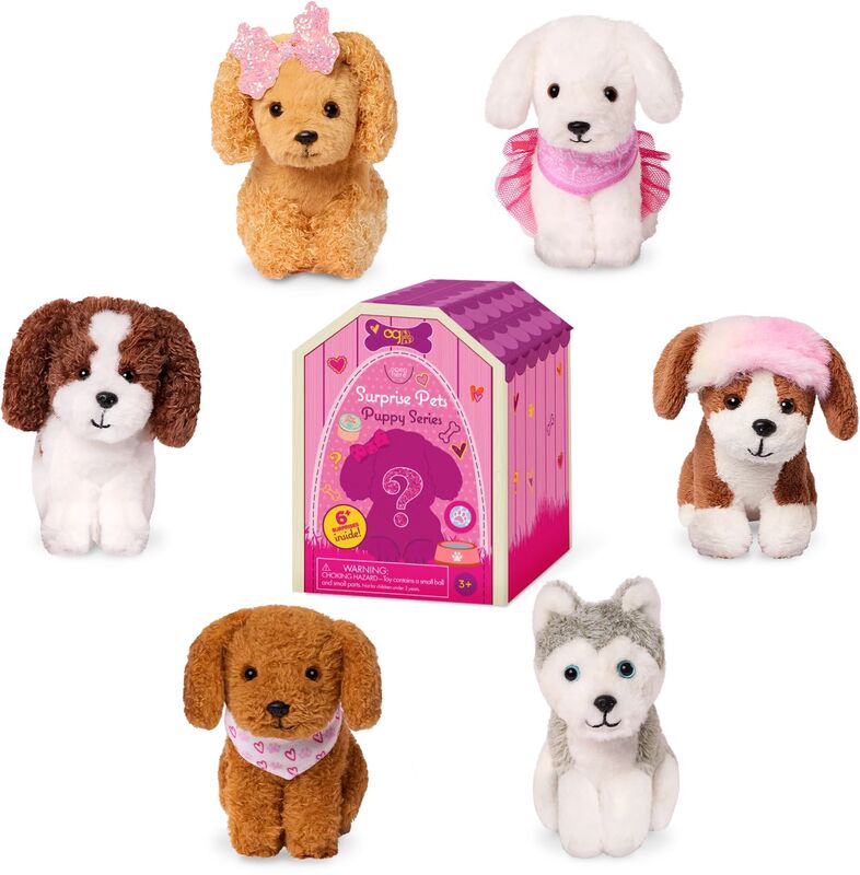 Our Generation Λούτρινα Κουταβάκια & Αξεσουάρ Surprise Pets-6 Σχέδια-1Τμχ (BD41183GZ)