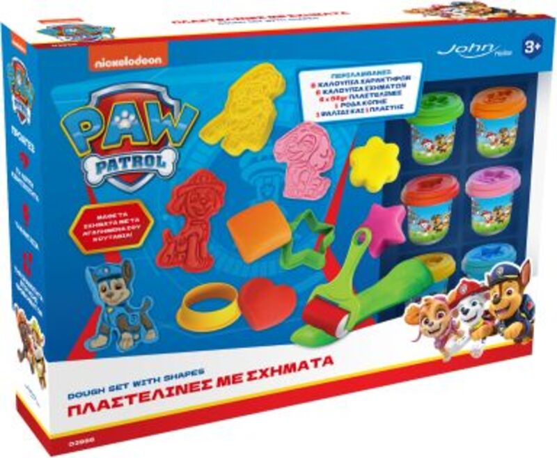 Paw Patrol Σετ Πλαστελίνης Με Σχήματα (03984PM)