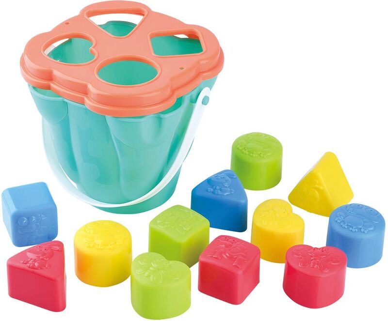 Playgo I & T Shape Sorting Κουβάς 12Τμχ (2387)