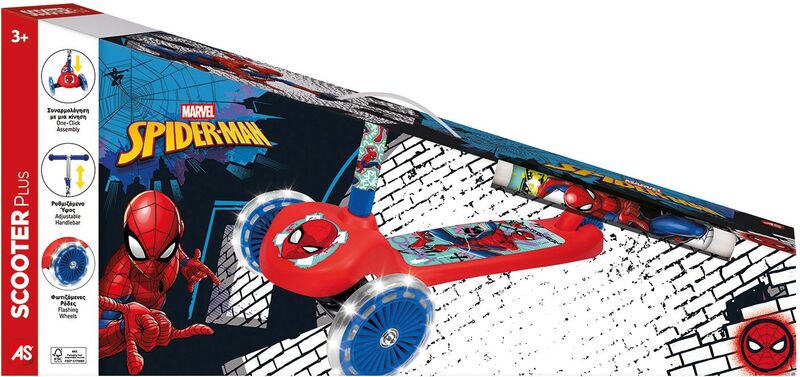 Λαμπάδα Spiderman Scooter Plus (1500-50290)