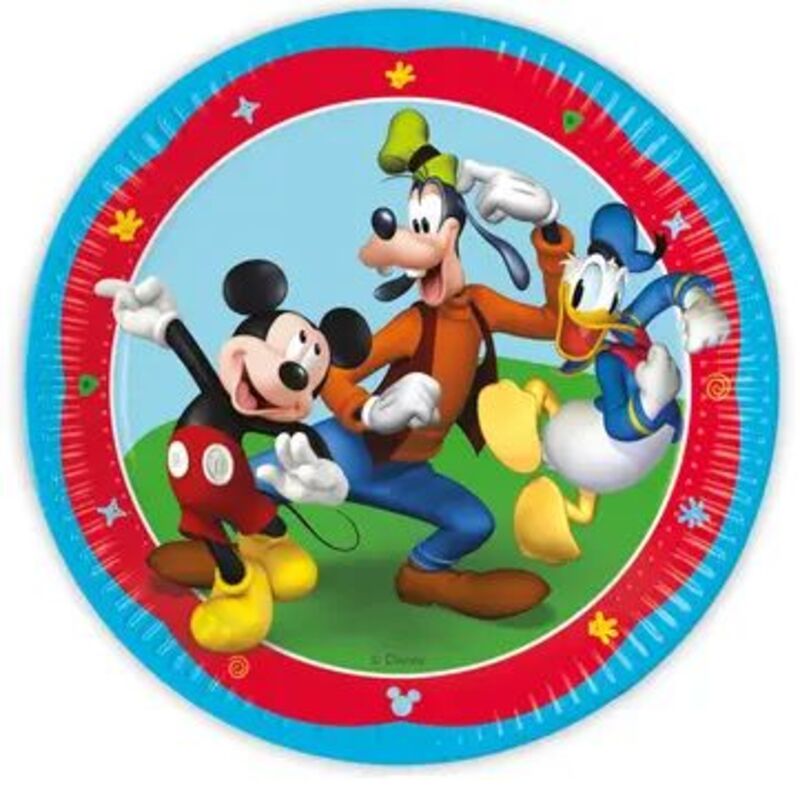 Πιάτα Μεγάλα Mickey Rock The House 23cm 8Τμχ (93822)