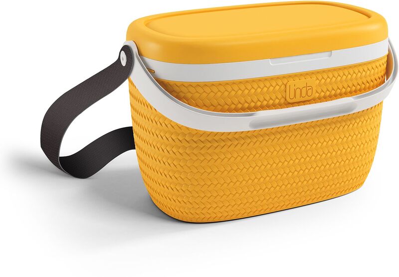 Adriatic Φορητό Ψυγείο 18L-Yellow (9818/G/C)