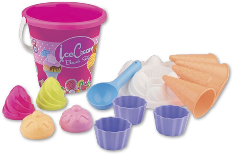 Androni Giocattoli Κουβαδάκι-Σετ Cup Cake Gelati-2 Σχέδια (1292-0000)