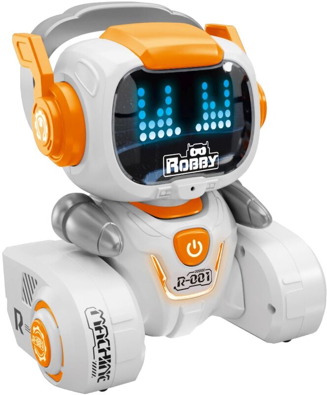 BW Robot Robbotic Robby With Light & Sound-2 Σχέδια (A101)
