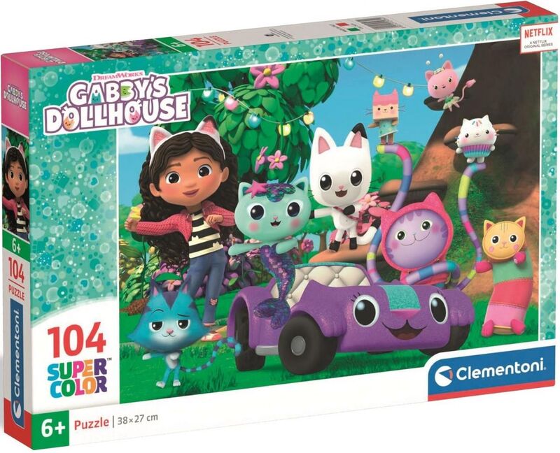 Clementoni Παζλ 104 Gabby's Dollhouse (1210-25034)