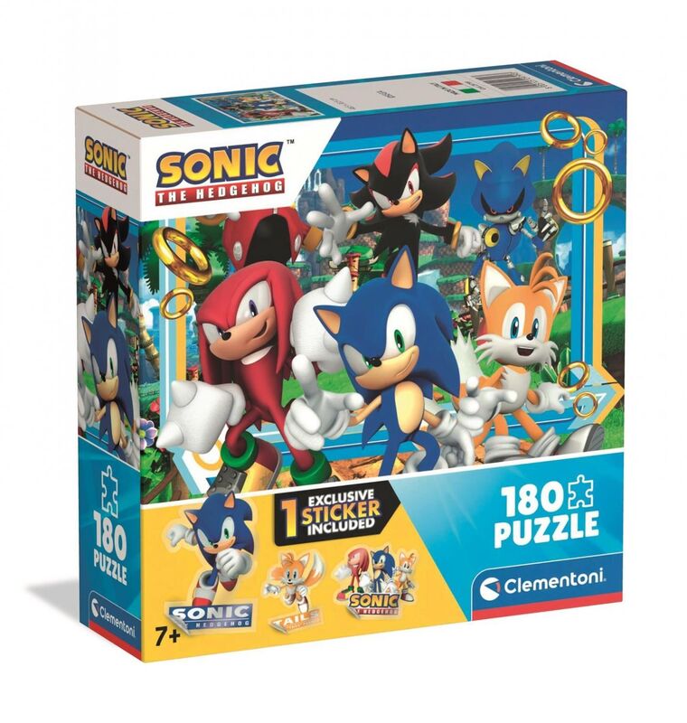 Clementoni Παζλ 180 Sonic (1210-29799)