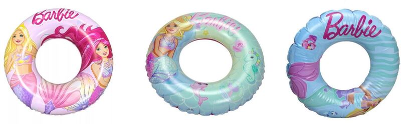 Gim Barbie Mermaid Κουλούρα Θαλάσσης 51cm-3 Σχέδια-1Τμχ (872-19110)