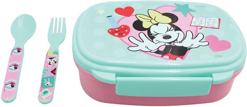 Gim Δοχείο Φαγητού Με Κουτάλι/Πιρούνι Minnie (553-06276)