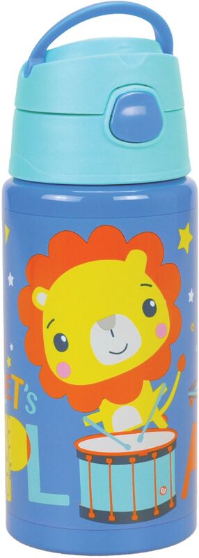 Gim Παγούρι Flip Αλουμινίου Fisher Price Lion 500ml (571-71248)