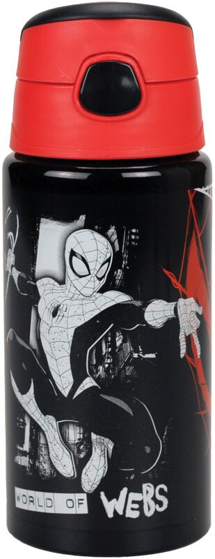 Gim Παγούρι Flip Αλουμινίου Spiderman 500ml-2 Σχέδια (557-02248)