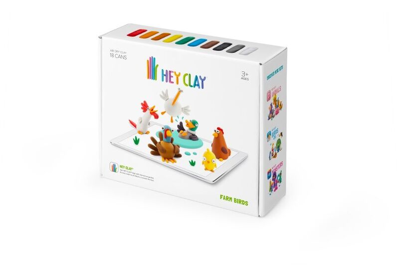 Hey Clay Σετ Farm Birds (440037)