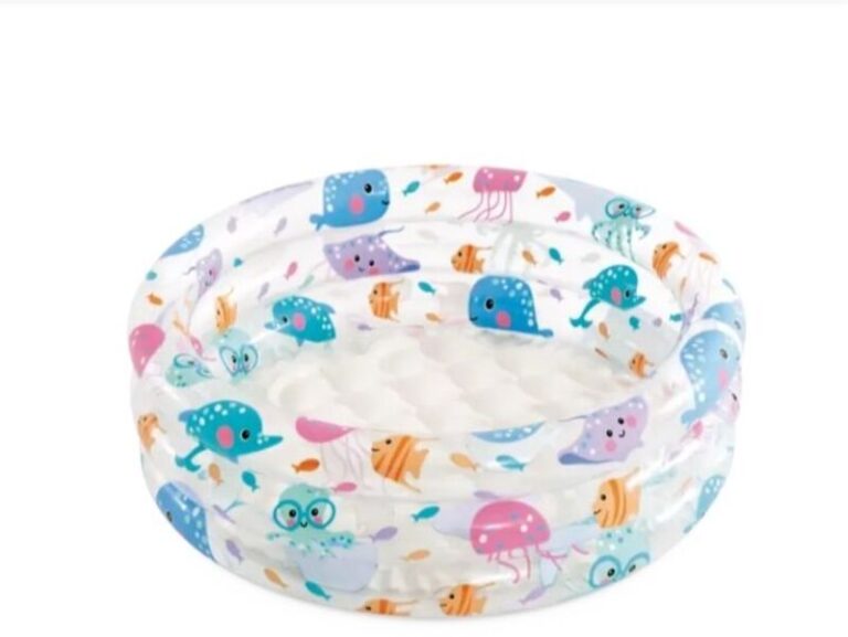 Intex Πισίνα 3-Ring Baby Pool 61x61x22cm (57106NP)