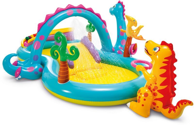 Intex Πισίνα Dinoland Play Center 302x229x112cm (57135NP)