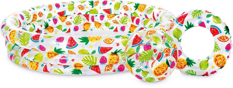 Intex Πισίνα Pineapple Splash Set Pool 132x28cm (59469NP)